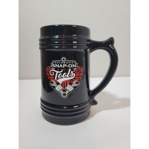 SNAP ON Tools  Logo‎ with Graphics Large Black Mug Stein Made in the USA